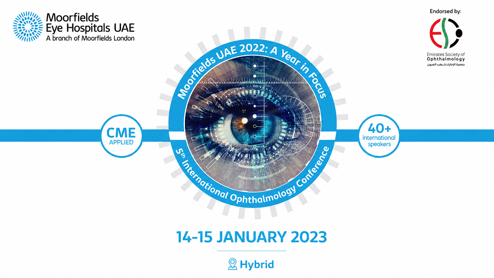 The 5th Moorfields UAE: A Year in Focus International Ophthalmology Conference