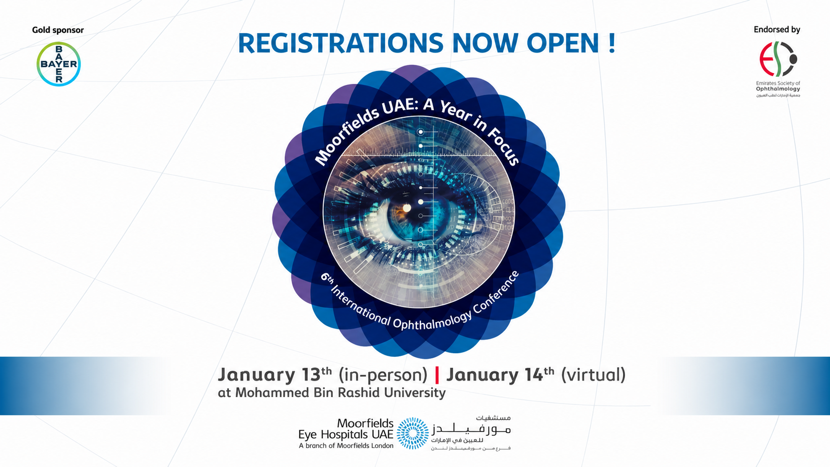 The 6th Moorfields UAE: A Year in Focus International Ophthalmology Conference